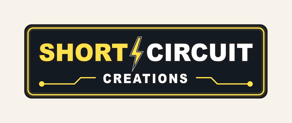 Short Circuit Creations logo on a light background